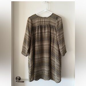 EUC H&M Geometric Print Swing Dress